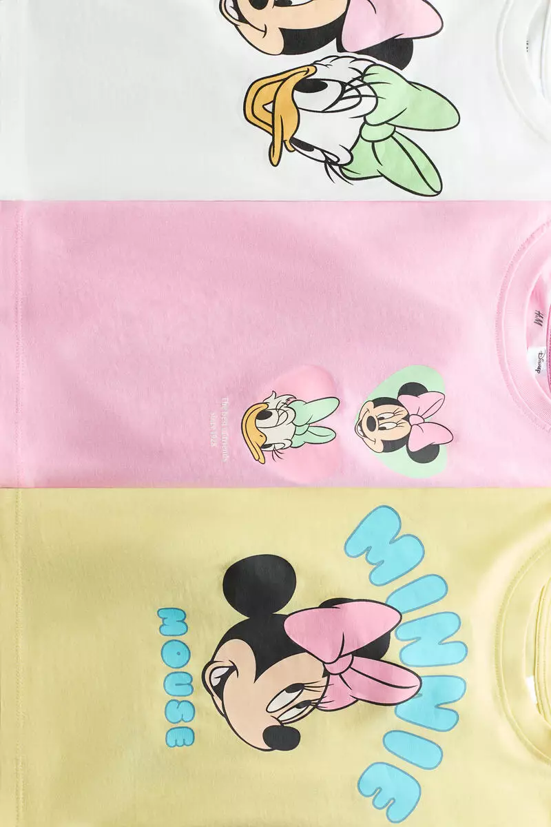 3-pack printed jersey tops