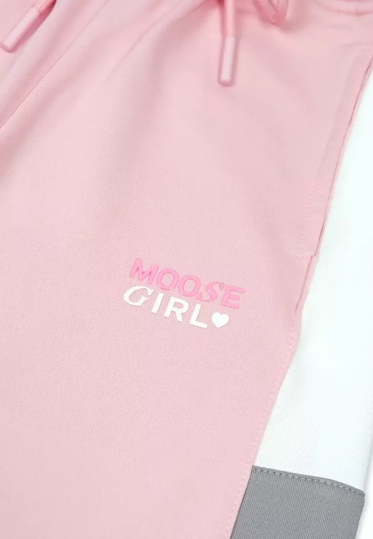 Girls Jogger Pants with Print Details