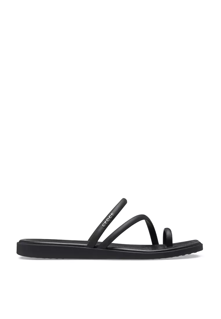 Crocs Women Miami Toe Loop Sandal - Black