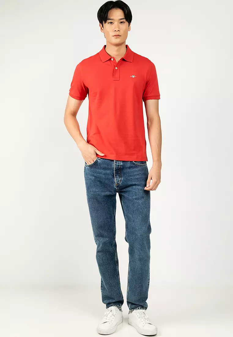 Regular Fit Shield Piqué Polo Shirt