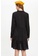 DeFacto black Long Sleeve Mini Dress 9C91DAA5A91904GS_2