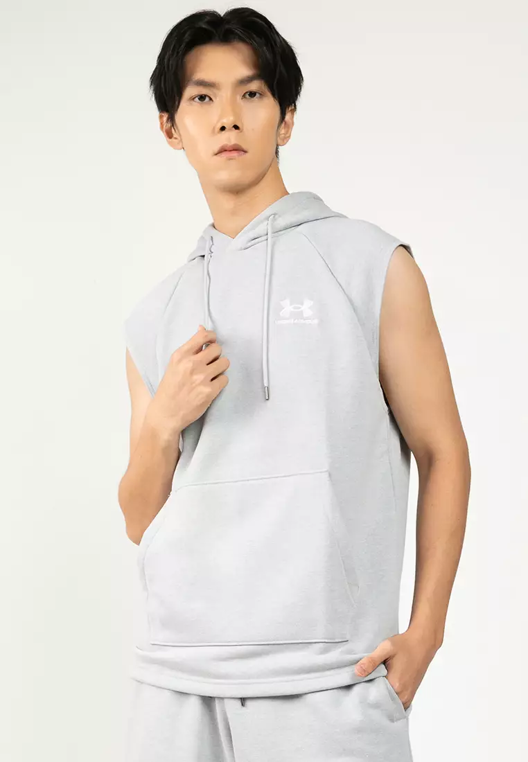 Under Armour Heavyweight Terry Sleeveless Hoodie 2025 Buy Under
