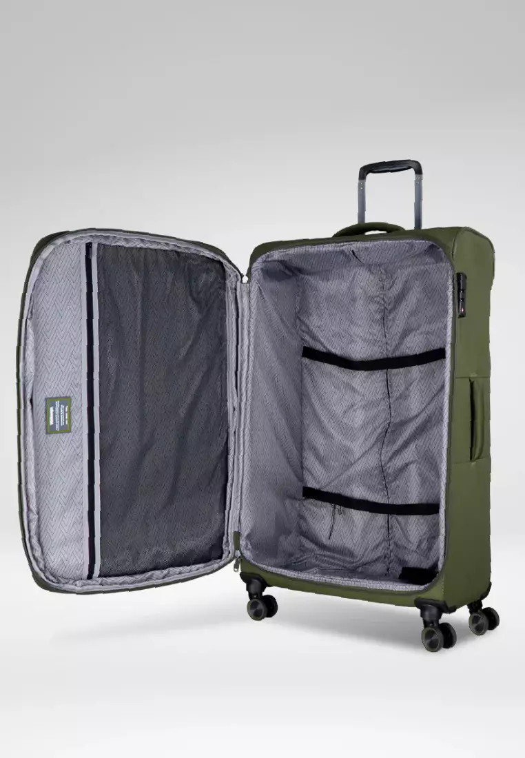 Airways Luzon 2.0 24 inch Polyester Soft Case Expandable 8-Wheels Spinner Luggage