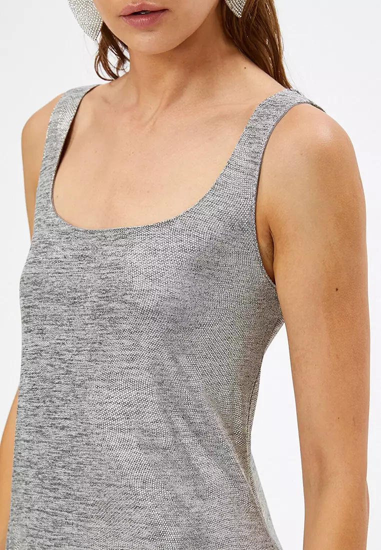 Shiny Metallic Dress