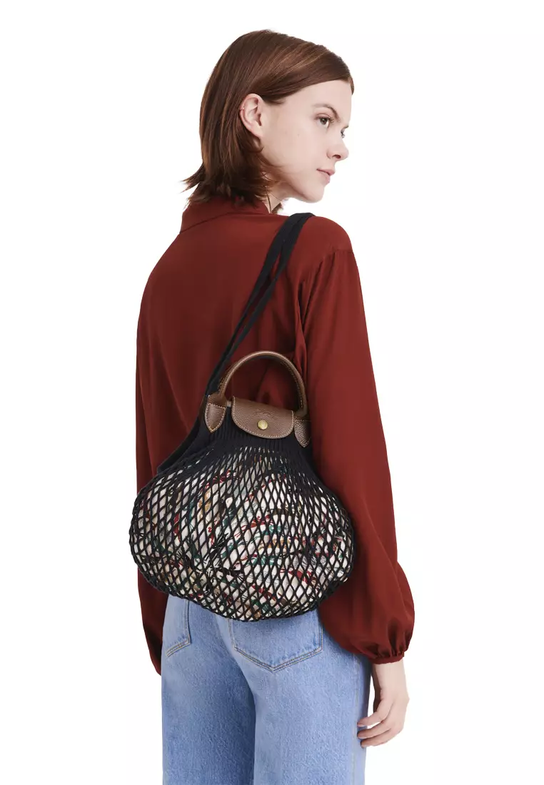 Buy LONGCHAMP LONGCHAMP Le Pliage Filet L Mesh Bag Black