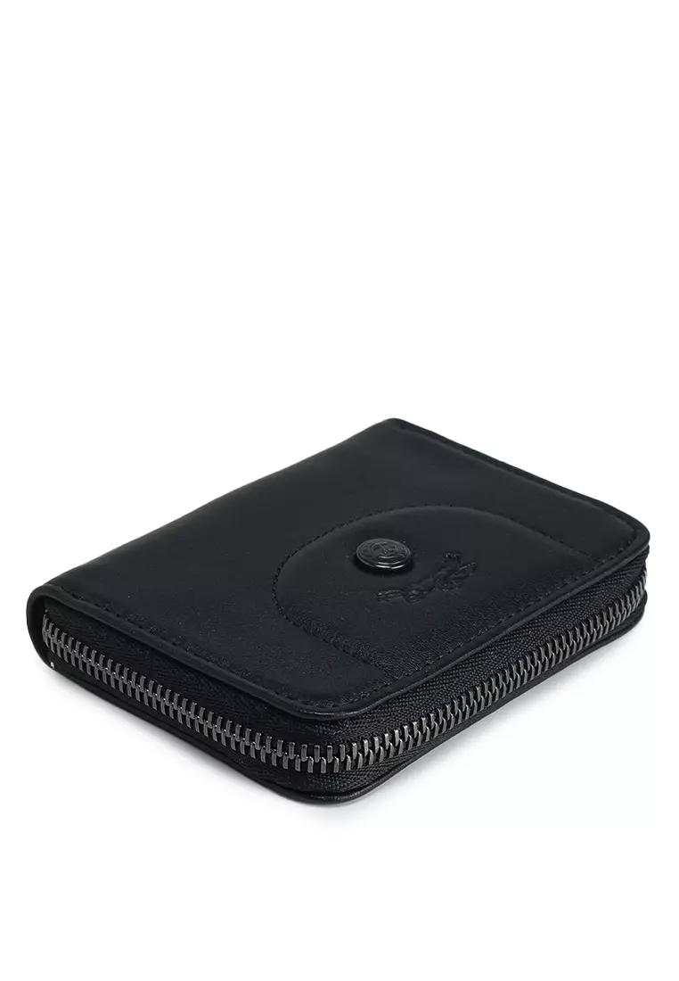 Le Pliage Cuir Zipped Card Holder (tr)