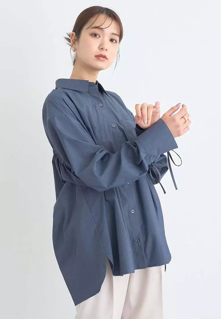 Earth Music  & Ecology - Riko Back Drawstring Shirt