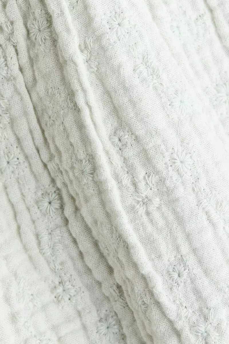 Cotton muslin romper suit