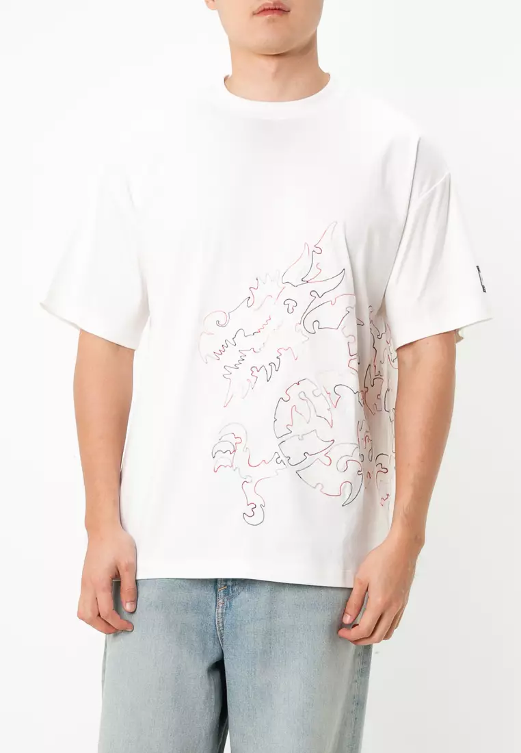 Th X Clot Dragon Tee - Tommy Jeans