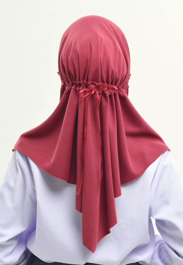 Rabbani - Kerudung Instan Sekolah Morgan Exclusive - Red