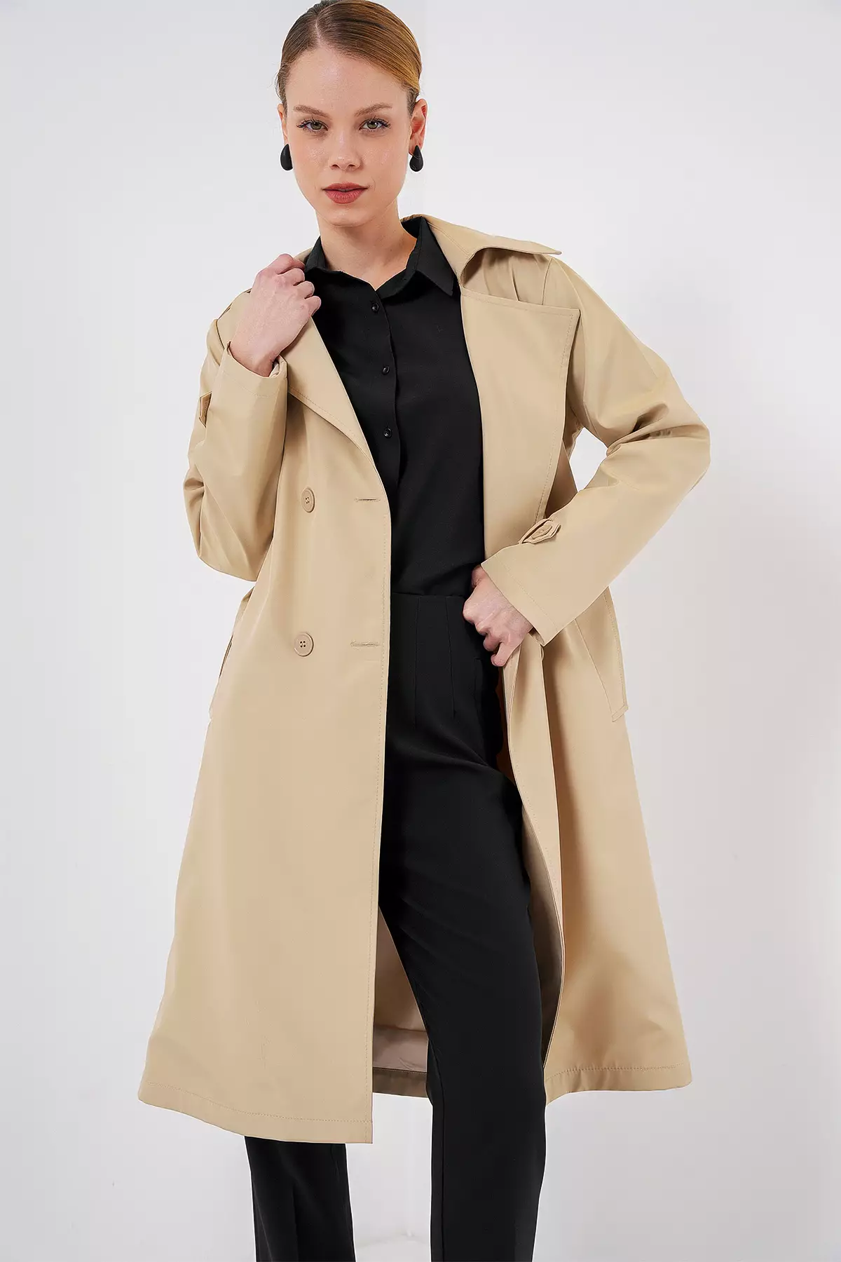 Double Breasted Trench Coat