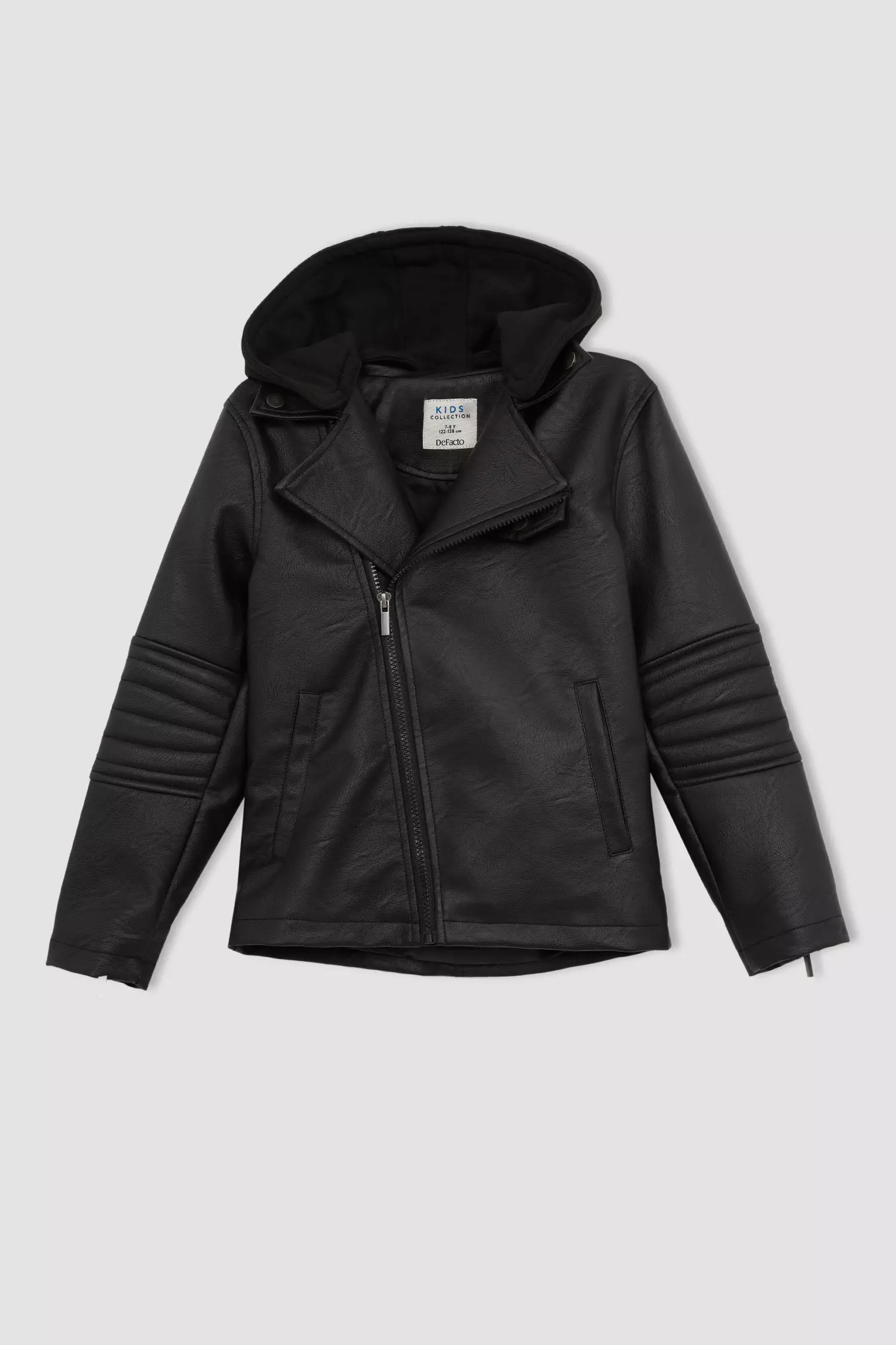 Levi's women's hooded rubberized faux leather anorak jacket top