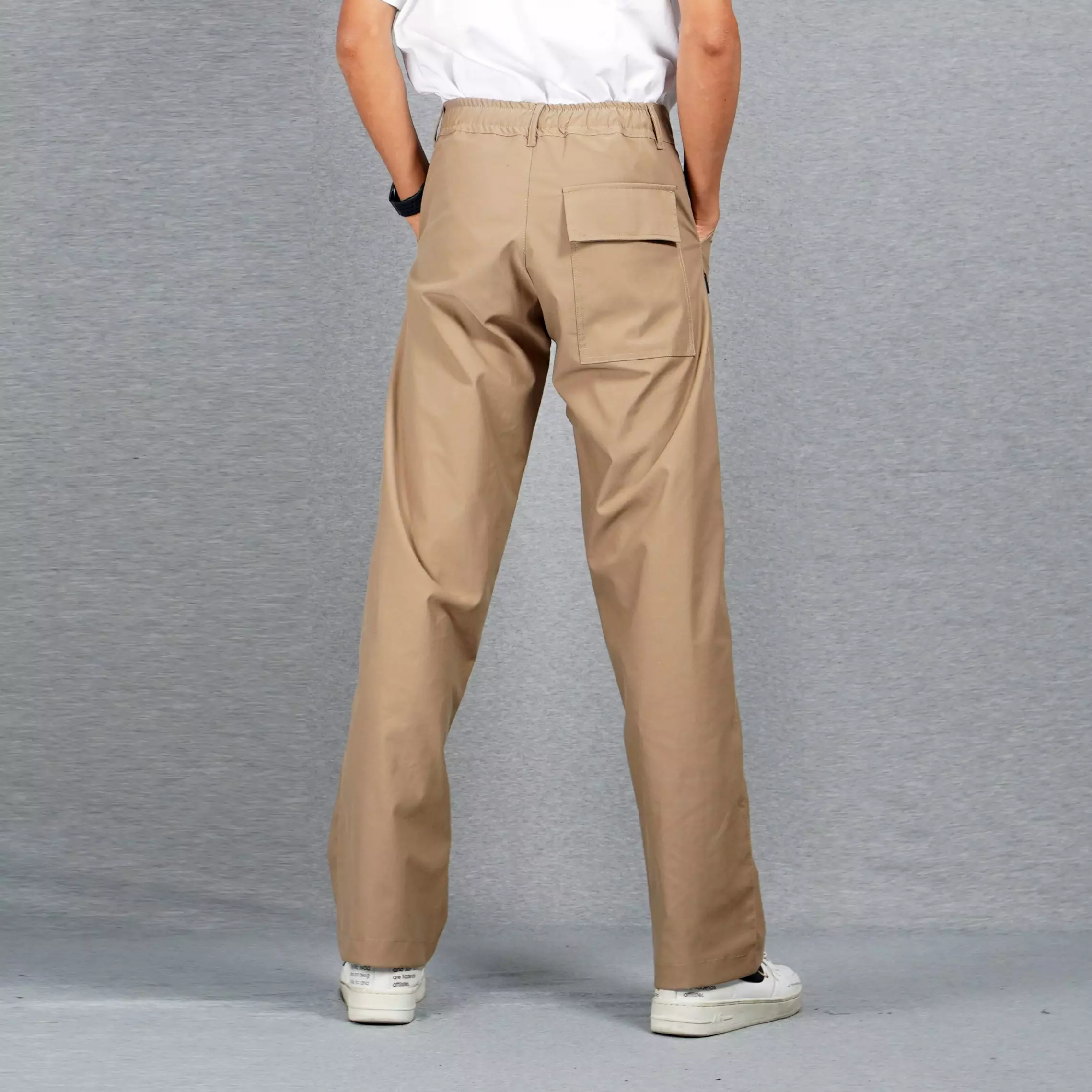 JORDI Celana Pria Reguler Fit Celana Panjang Casual Pria Chino Pants Reguler Fit - KHAKI