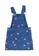 Du Pareil Au Même (DPAM) blue Blue with Prints Twill Jumpsuit Dress DD1B5KA9DF3877GS_2