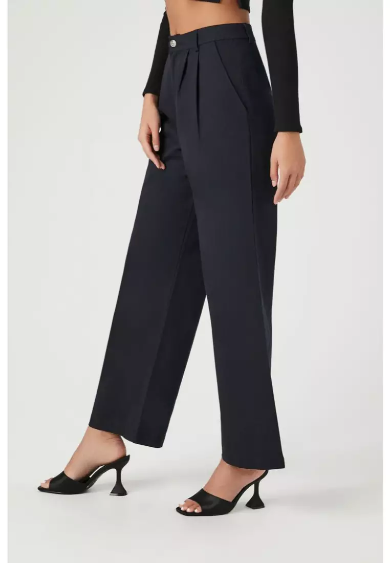 Forever 21 high waisted wide leg pants top