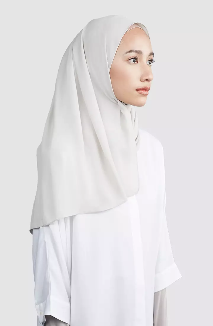 HUSNA ORIKAMI BOX PLEATED SCARF