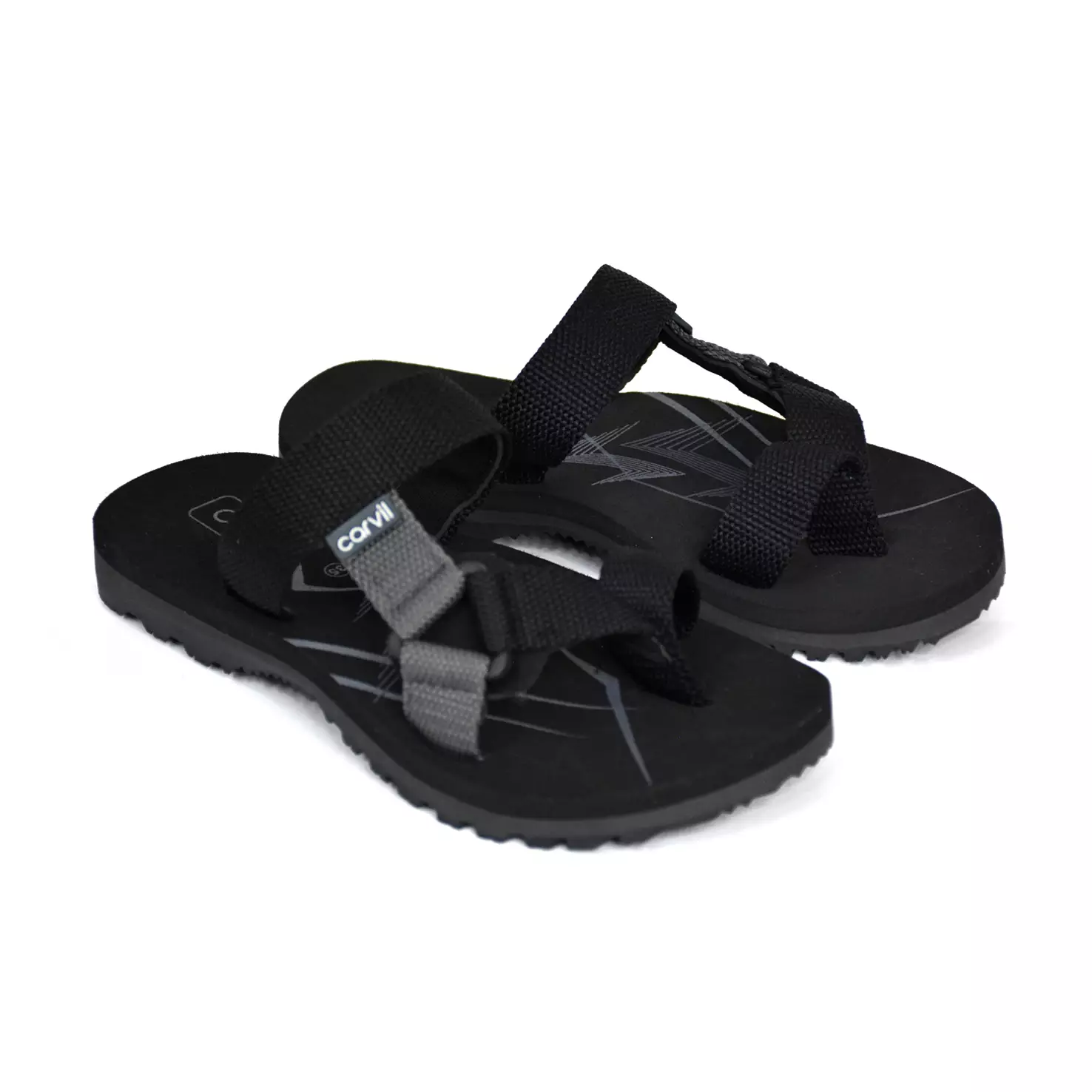 Carvil Sandal Anak Spextra JR-S07 TP Black/Grey