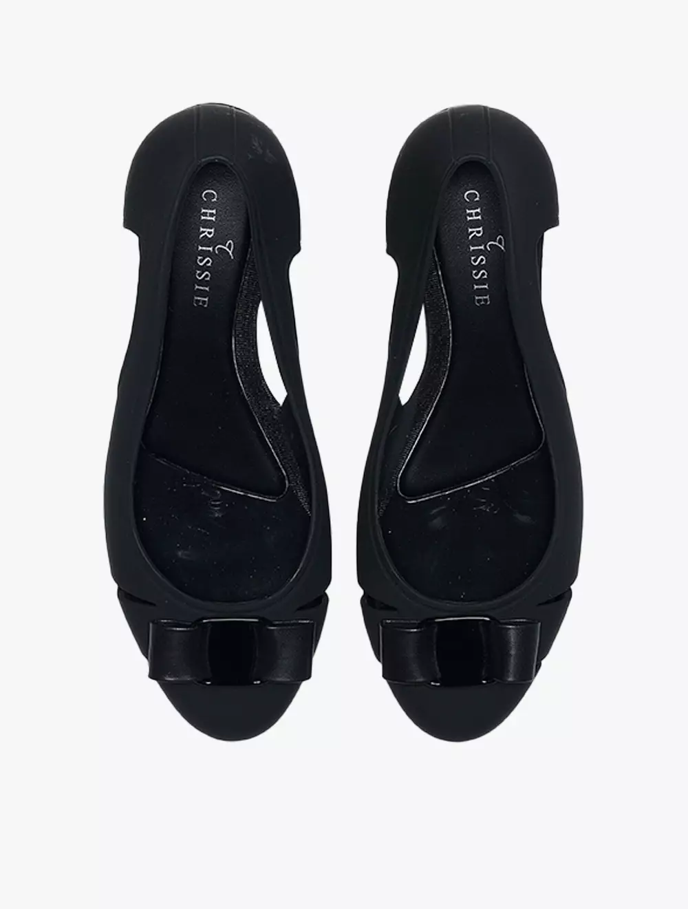 Payless Chrissie Womens Cherene Jelly Flats - Black_15