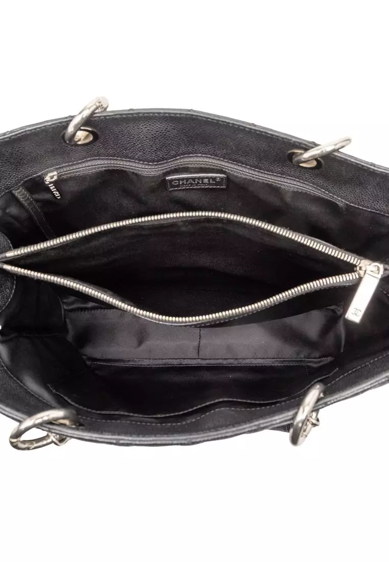 Pre-Loved Chanel Caviar Grand Shopping Tote