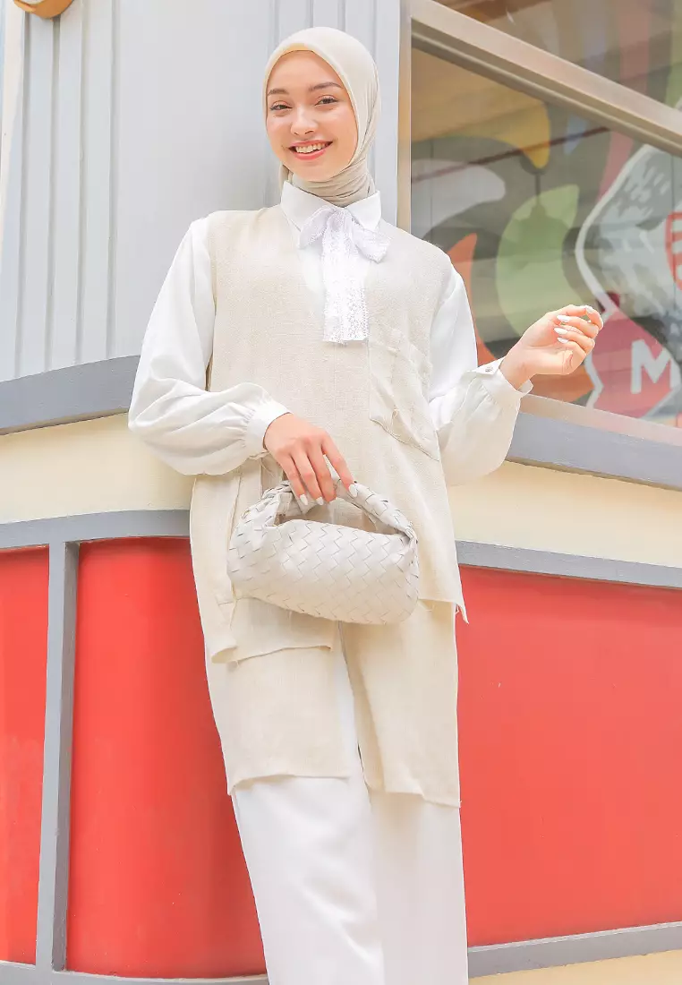 Breena Tunik Cream Almond