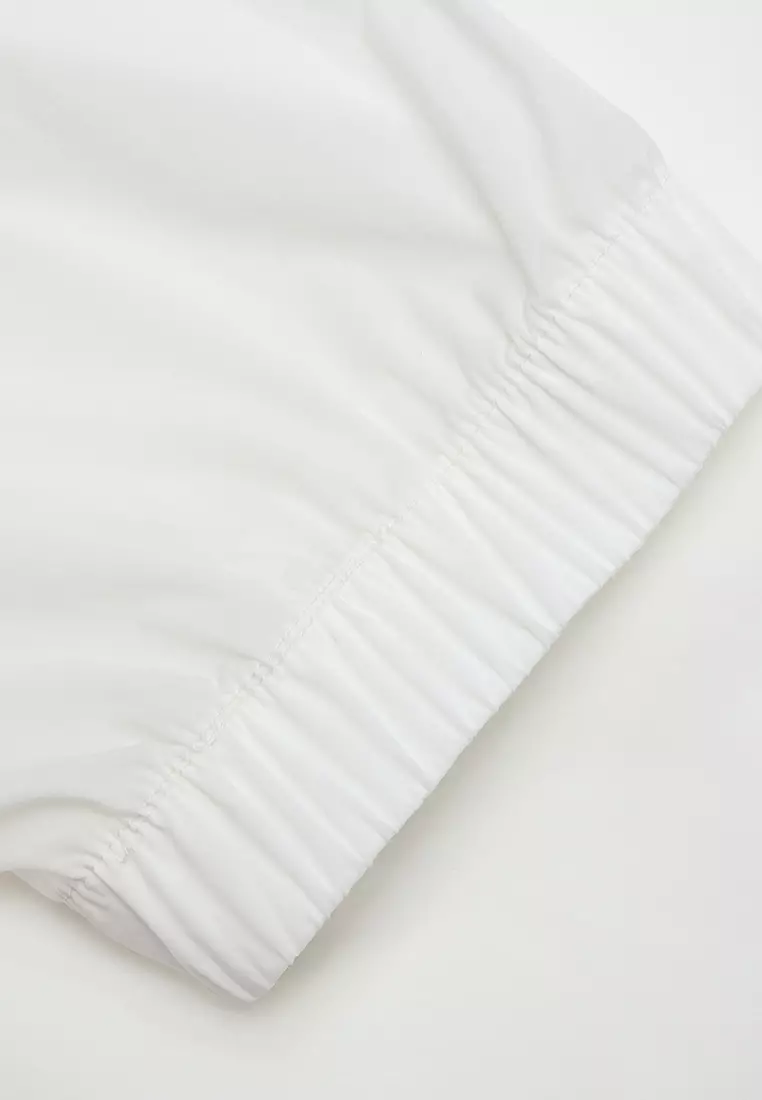 FILA CORE WHITE LINE Women Woven Top in White