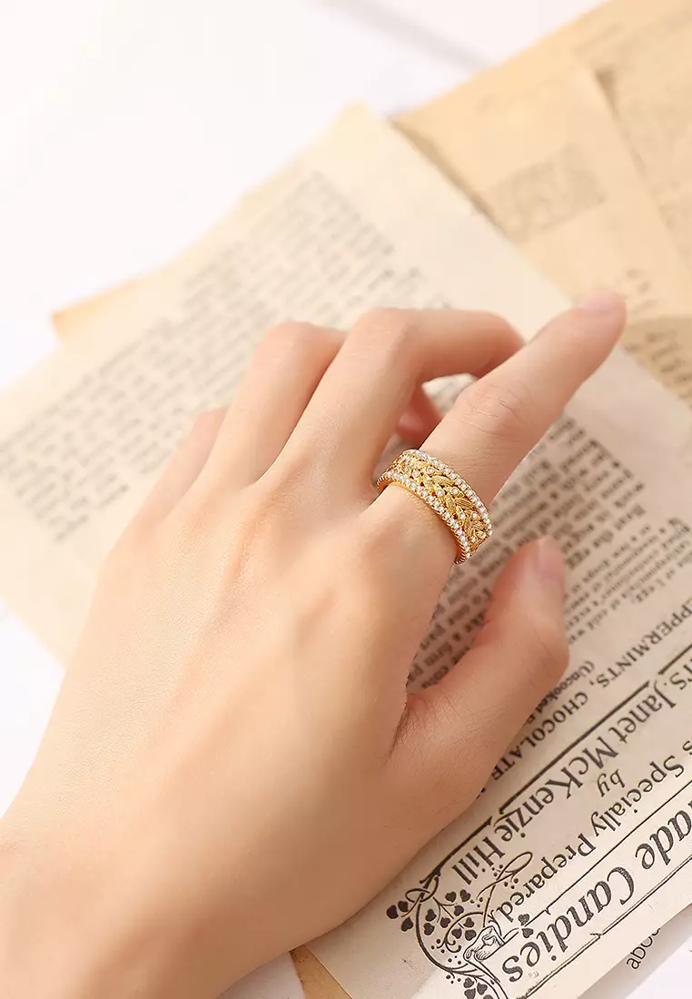 Cincin Wanita Original Korea Aksesoris Cewek Aksesoris Adjustable Tunangan Jewellery Anti karat Rings Cewek