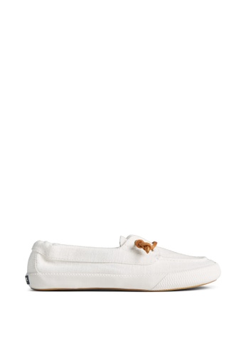 Buy Sperry Sperry Women S Lounge Away 2 Linen Textile Slip On Sneaker White Sts 22 Online Zalora Singapore