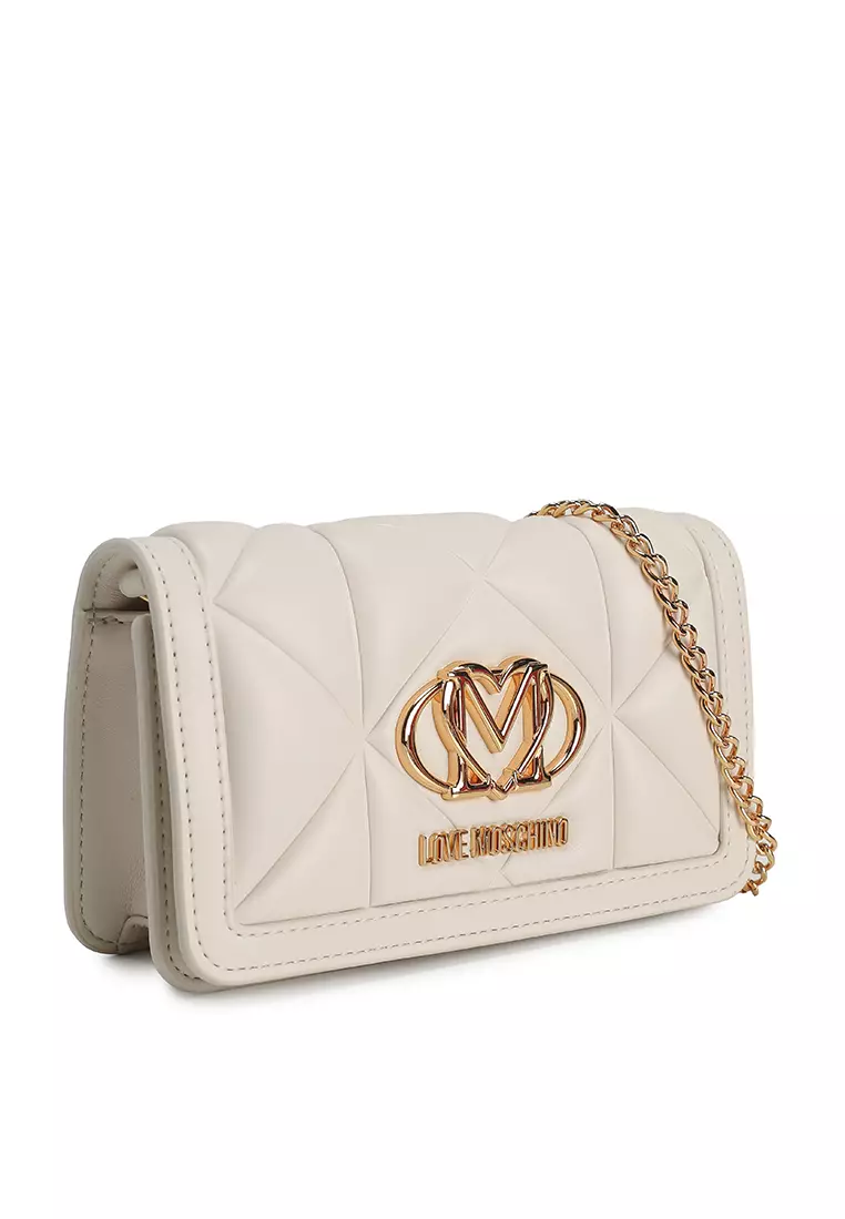 Quilted Embossed Crossbody Bag (nt)