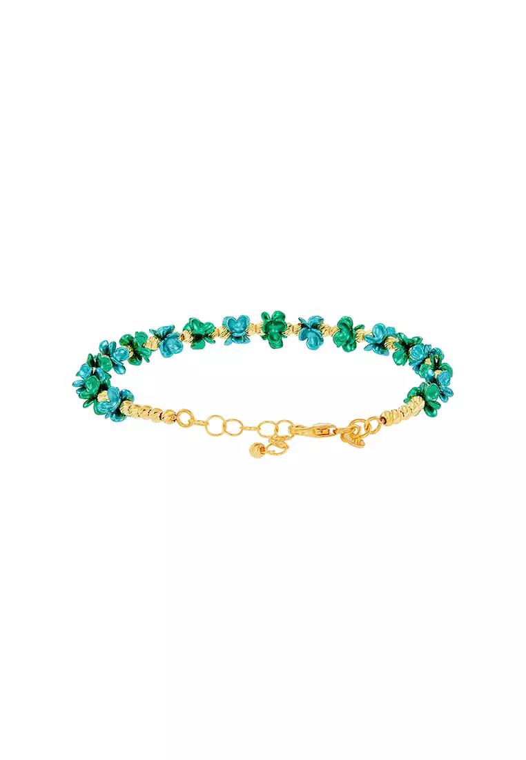 HABIB Oro Italia 916 Clara Yellow Gold Bangle GB90560124(GT)-TI