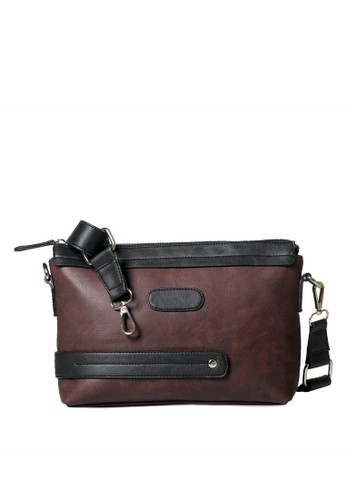 ceviro terrano cross body bag coffee