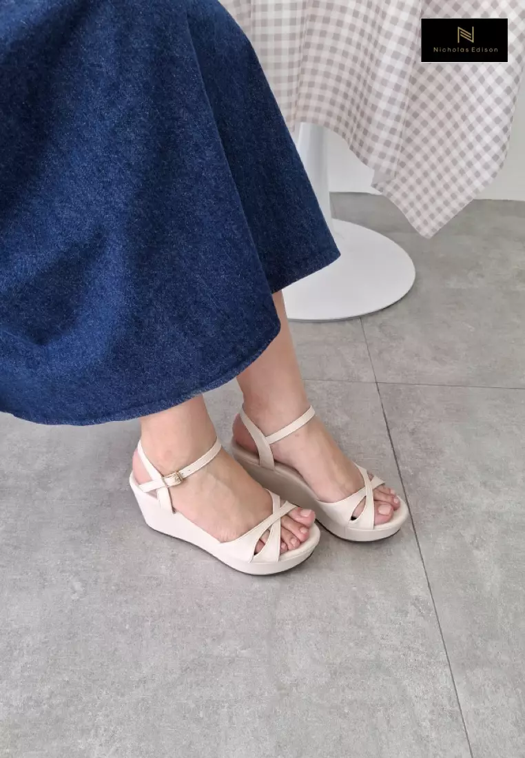 Nicholas Edison Wedge Ida Cream