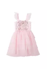 Tea Party Pink/Floral Sparkle