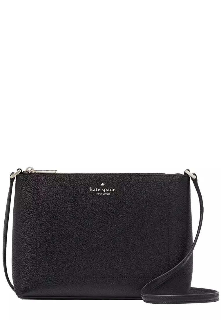 Leila Medium Crossbody Bag in Black KG464