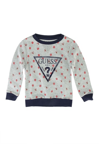 guess triangle sweatshirt