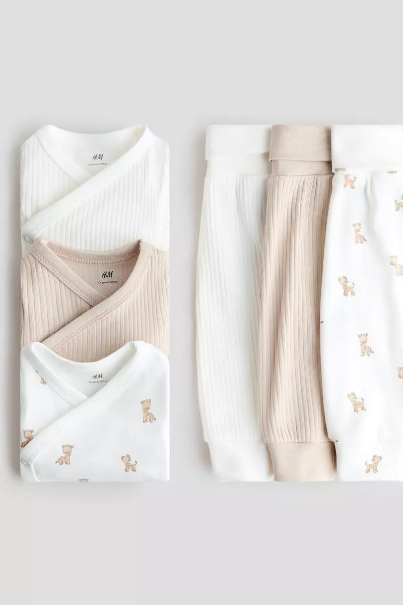 6-piece bodysuit and trousers set