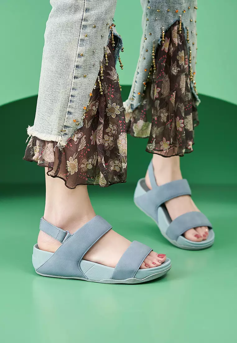 Platform Velcro Strappy Sandals ALM987-1