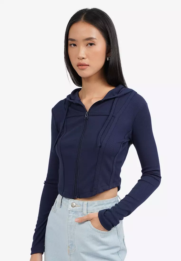 Zipped Up Hoodie Jacket