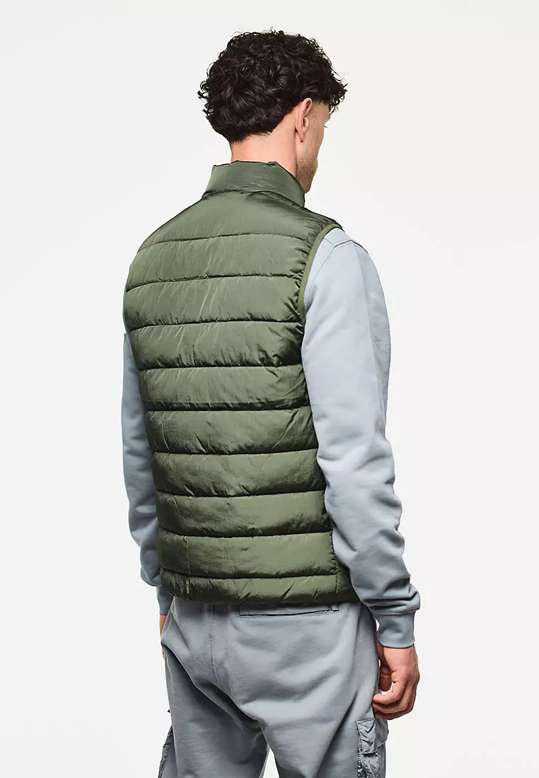 MENS BLACK FOREST GACHA PADDED GILET