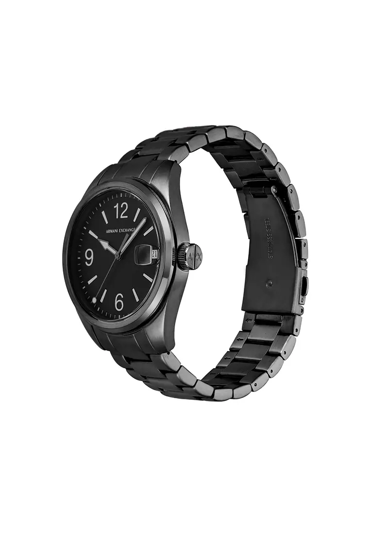 Buy Armani Exchange Kilian Black Stainless Steel Watch AX1422 2026 ...