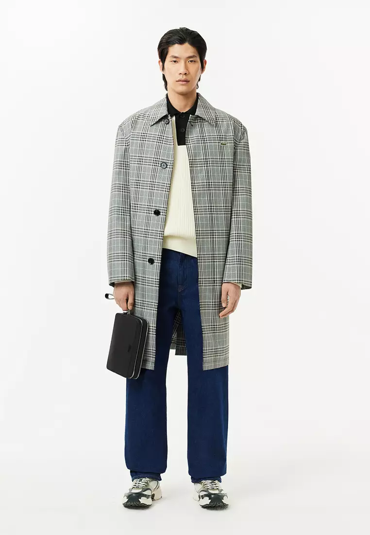 Men's Chantaco Piqué Leather Zip Pouch