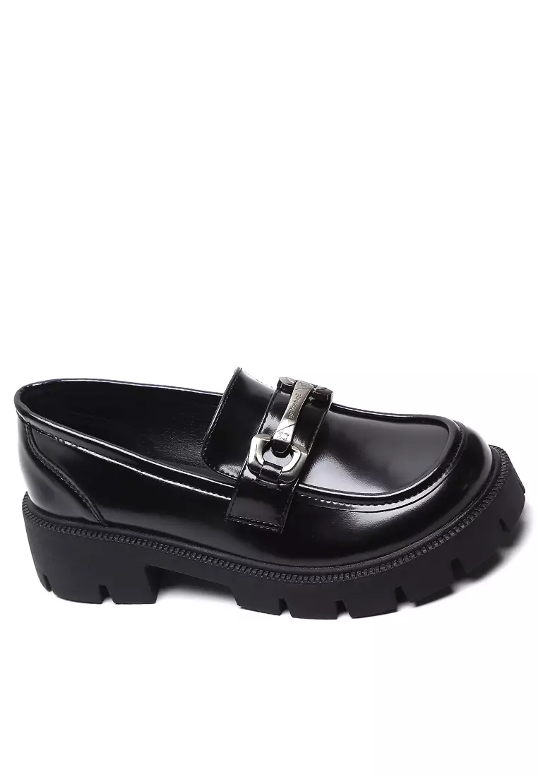 Discount on Twenty Eight Shoes  shoes - SKU: Platform Horsebit Microfiber Leather Loafers Ww193-6