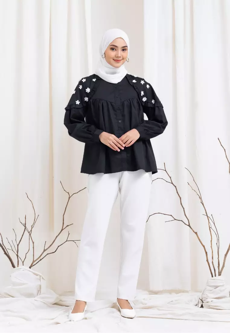 Kalisha Blouse - Oreo