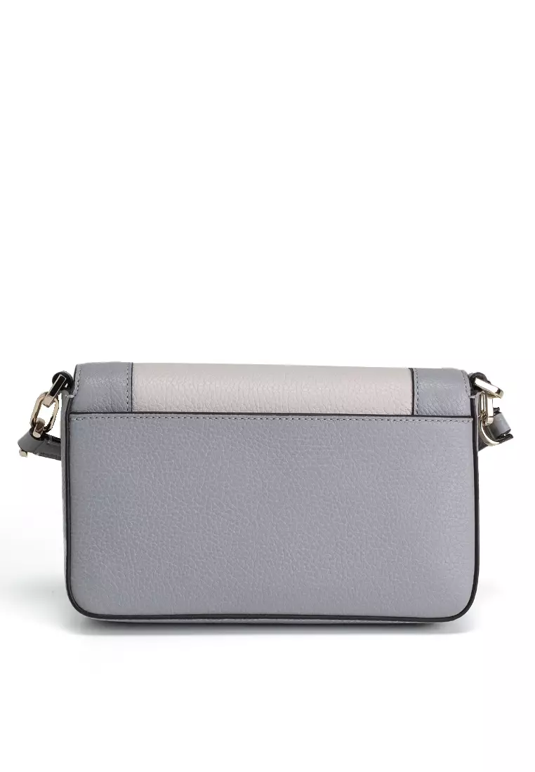 Lena Colorblock Mini Flap Crossbody Bag (cv)
