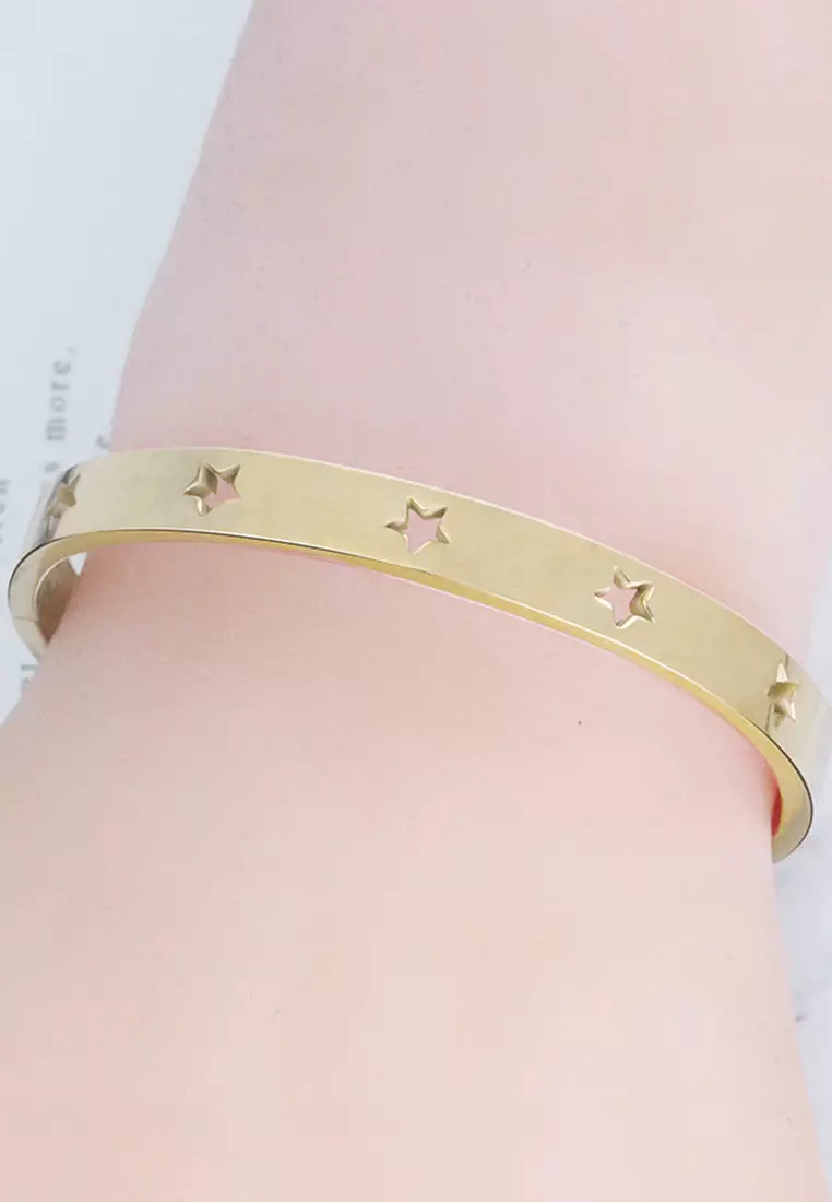 Bellatrix Star Gold Layered Bangle