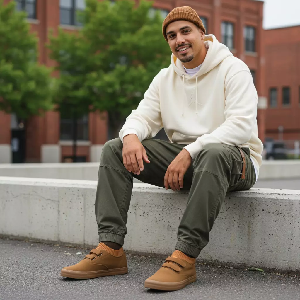 Paulmay Sepatu Slip on Pria Nagoya - Brown