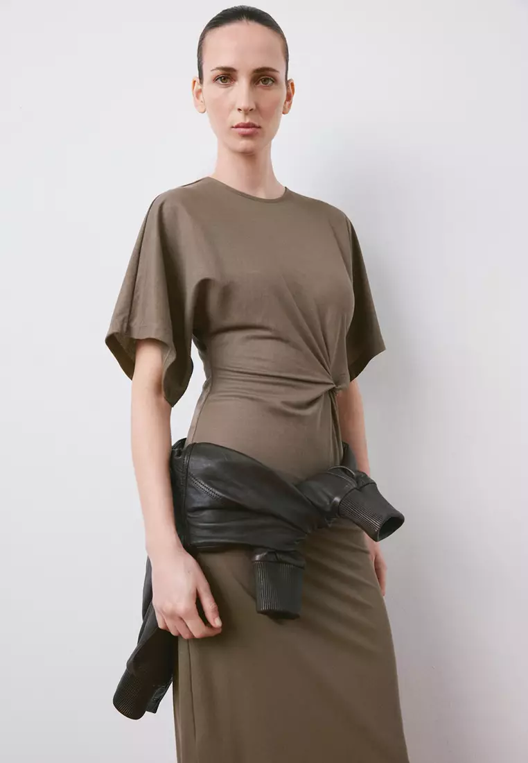 Side Gathered Detail Dress