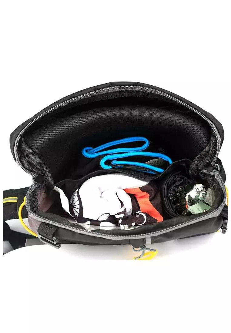 Dermash Tas Ransel Gunung Hiking Sepeda Waterproof 10L Breathable Large Capacity Material Nylon ORIGINAL - Black