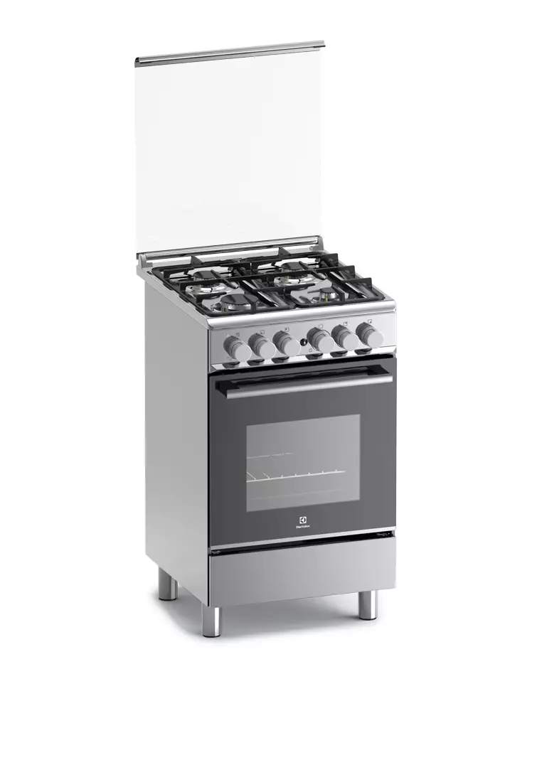 Buy Electrolux EKG5402X 50 cm Free Standing Cooker, 4 Gas Burners, 62L