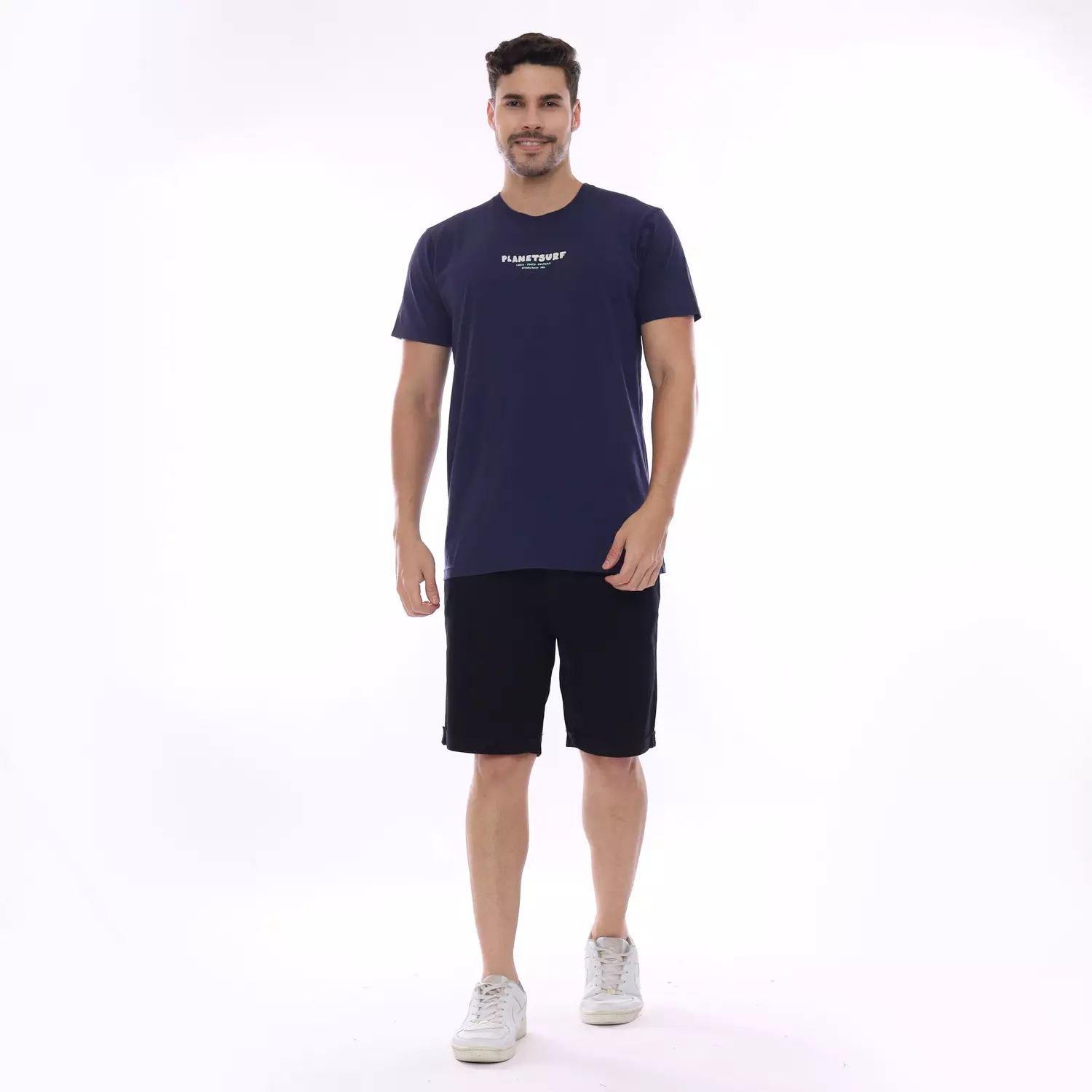 Planet Surf Clothing Kaos Lengan Pendek Pria Weib Men Tshirt Short Planet Surf