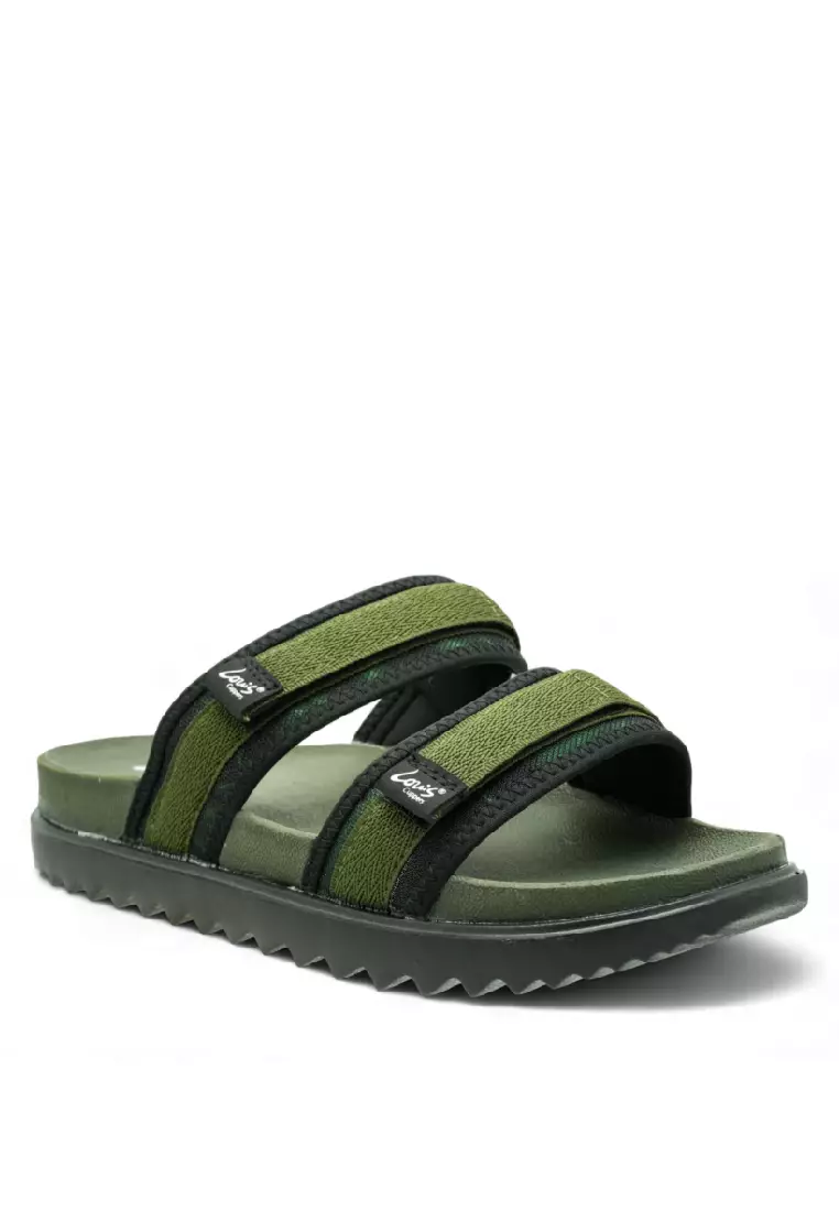 Men Slip On Faux Leather Classic Casual Sandals - 240441248